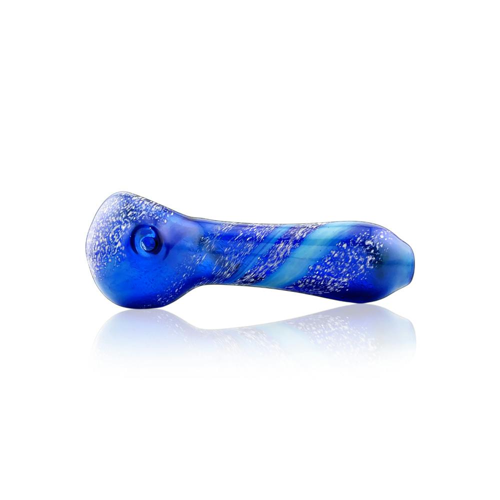 TROPICANNA - Glass - 4" Galaxy Glass Spoon Pipe - Assorted Colors