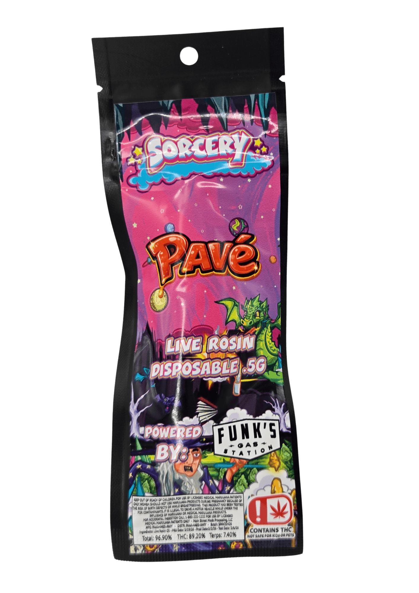 Sorcery Solventless | Pavé | 0.5g Dispaosable Live Hash Rosin