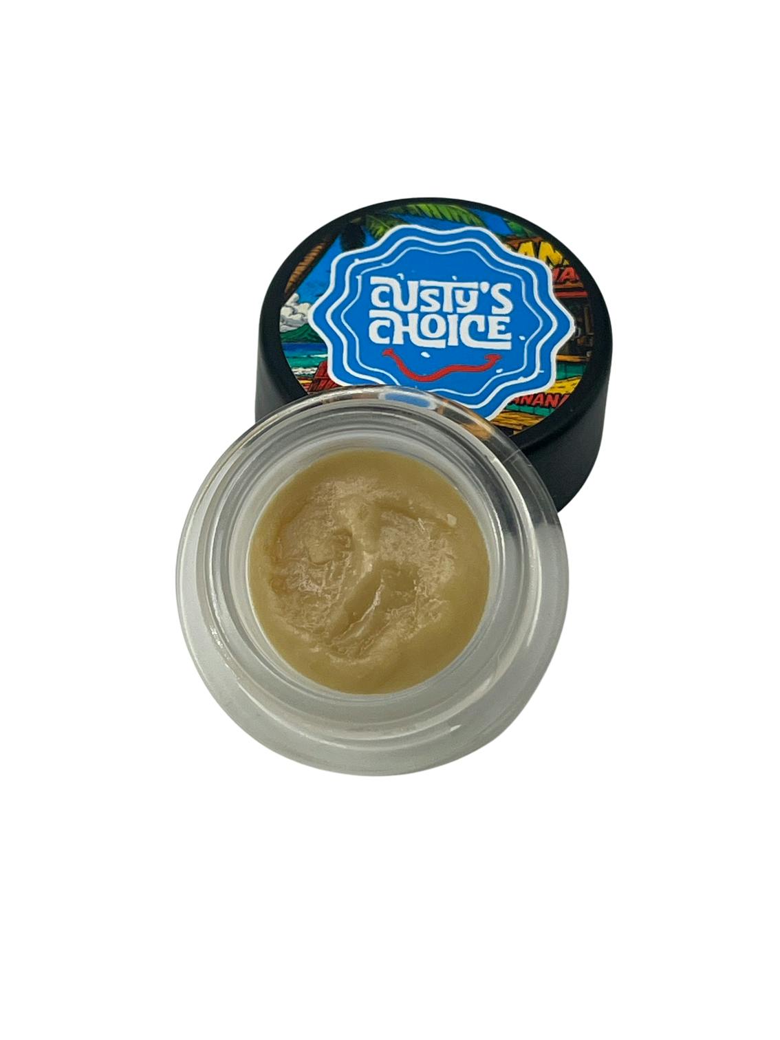 Custy's Choice | Tropical Banana Shack | 1g Live Hash Rosin