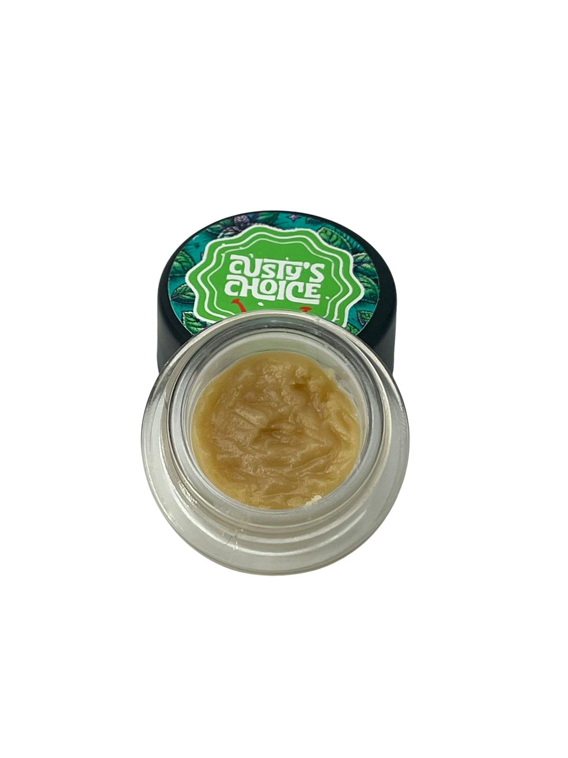 Custy's Choice | Kush Mints | 1g Live Hash Rosin
