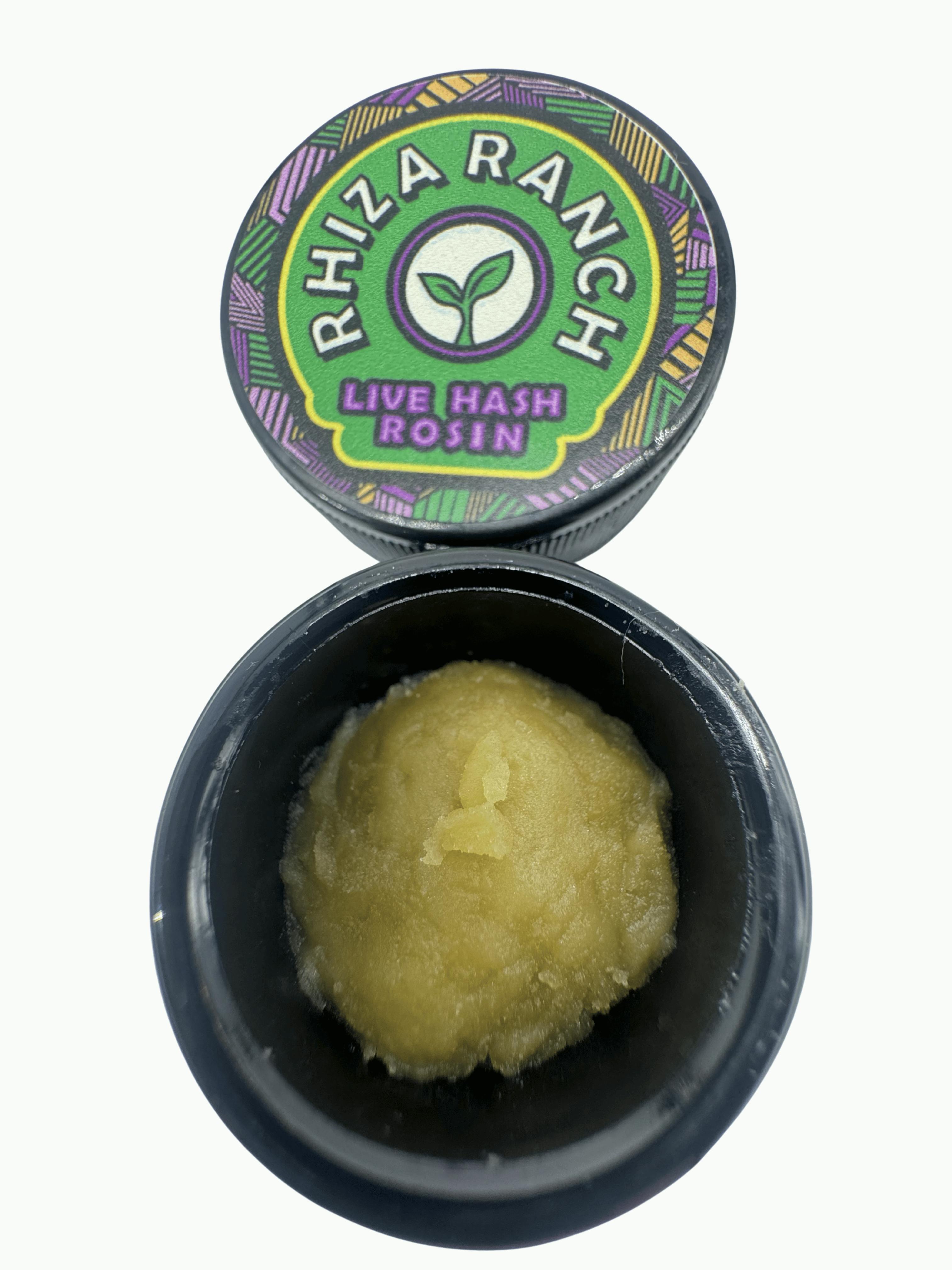 Rhiza Ranch | Grape Gas | 1G Live Hash Rosin
