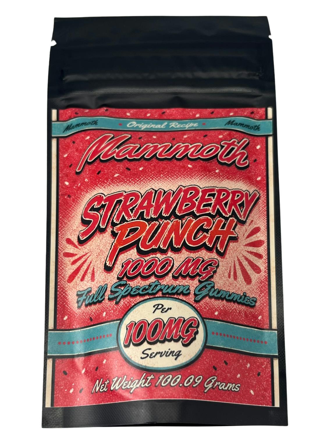 Mammoth | Strawberry Punch | 1000mg Co2 Gummies