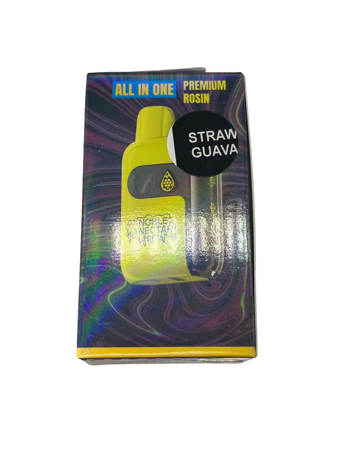 Noble Nectar| Straw Guava | 1g Live Rosin All in One Disposable