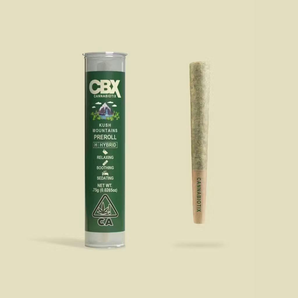 CBX - Kush Mountains - Hybrid - Preroll - 0.75g
