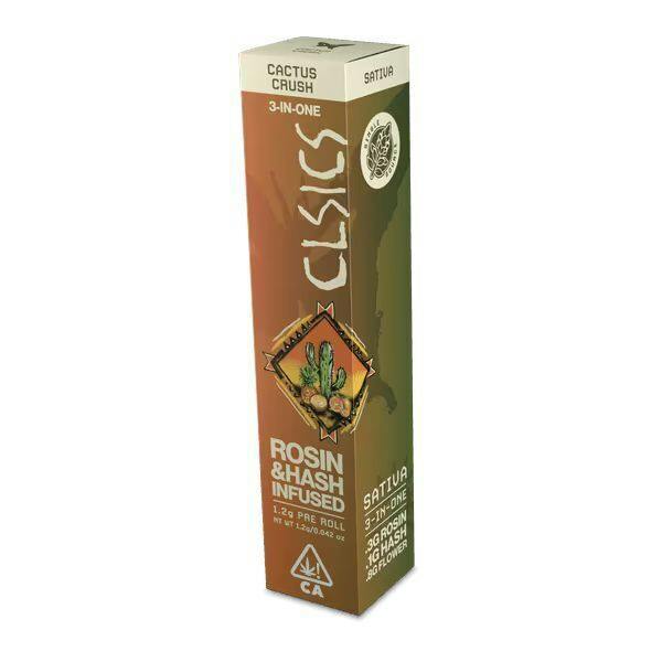 Clsics - Cactus Crush - Sativa - Trifecta Infused Preroll - 1.2g