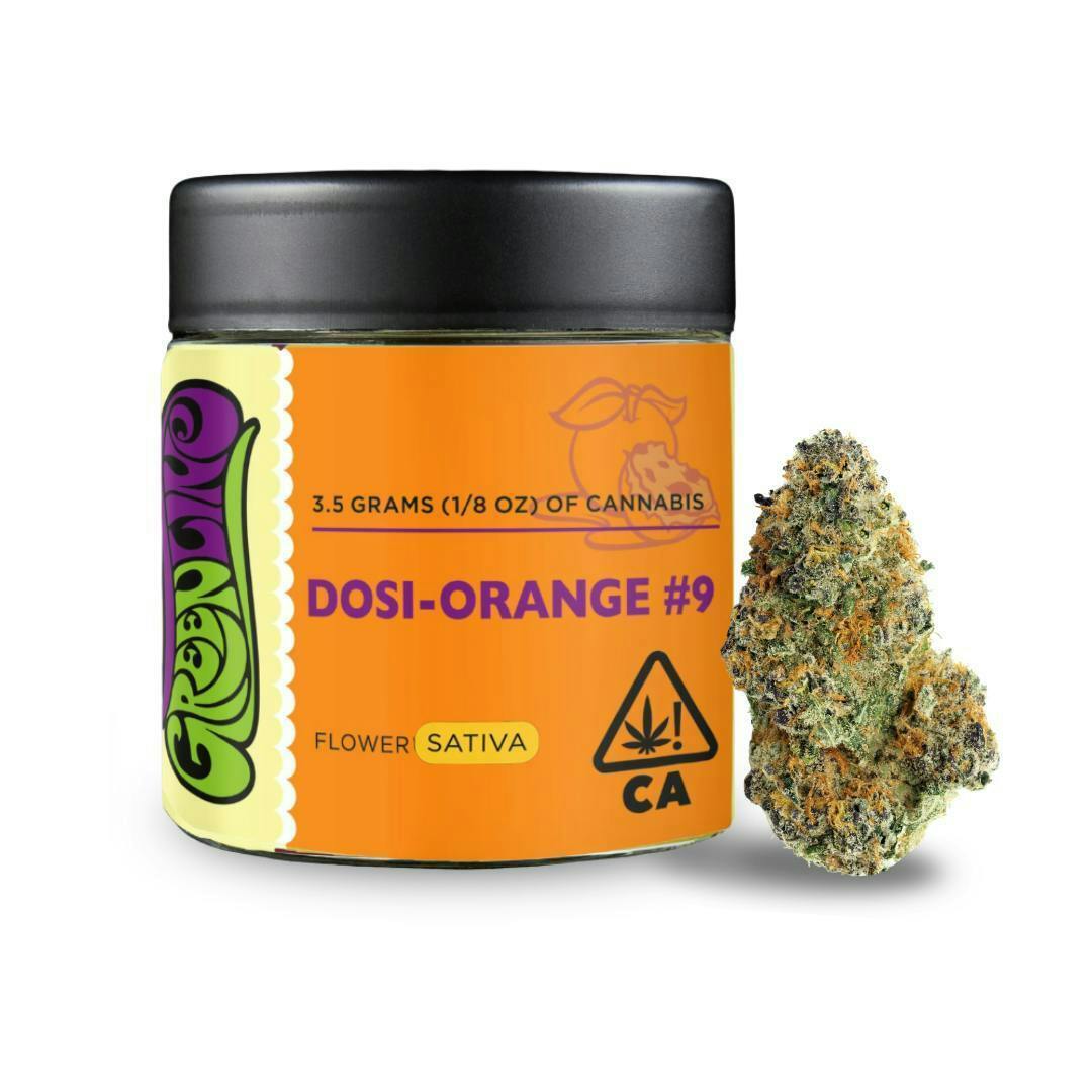 GREENLINE - DOSI-ORANGE #9 - SATIVA - INDOOR - FLOWER - 3.5 g