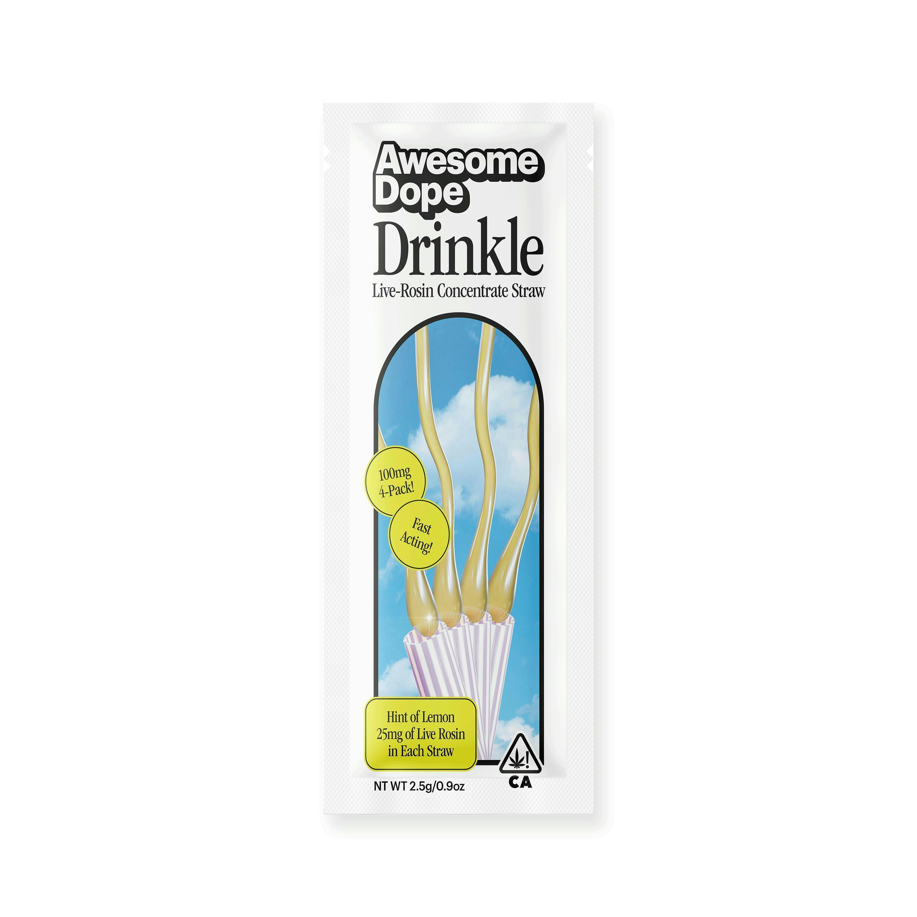 Awesome Dope - Hybrid - Concentrate Straw - 1 Pack - 100mg