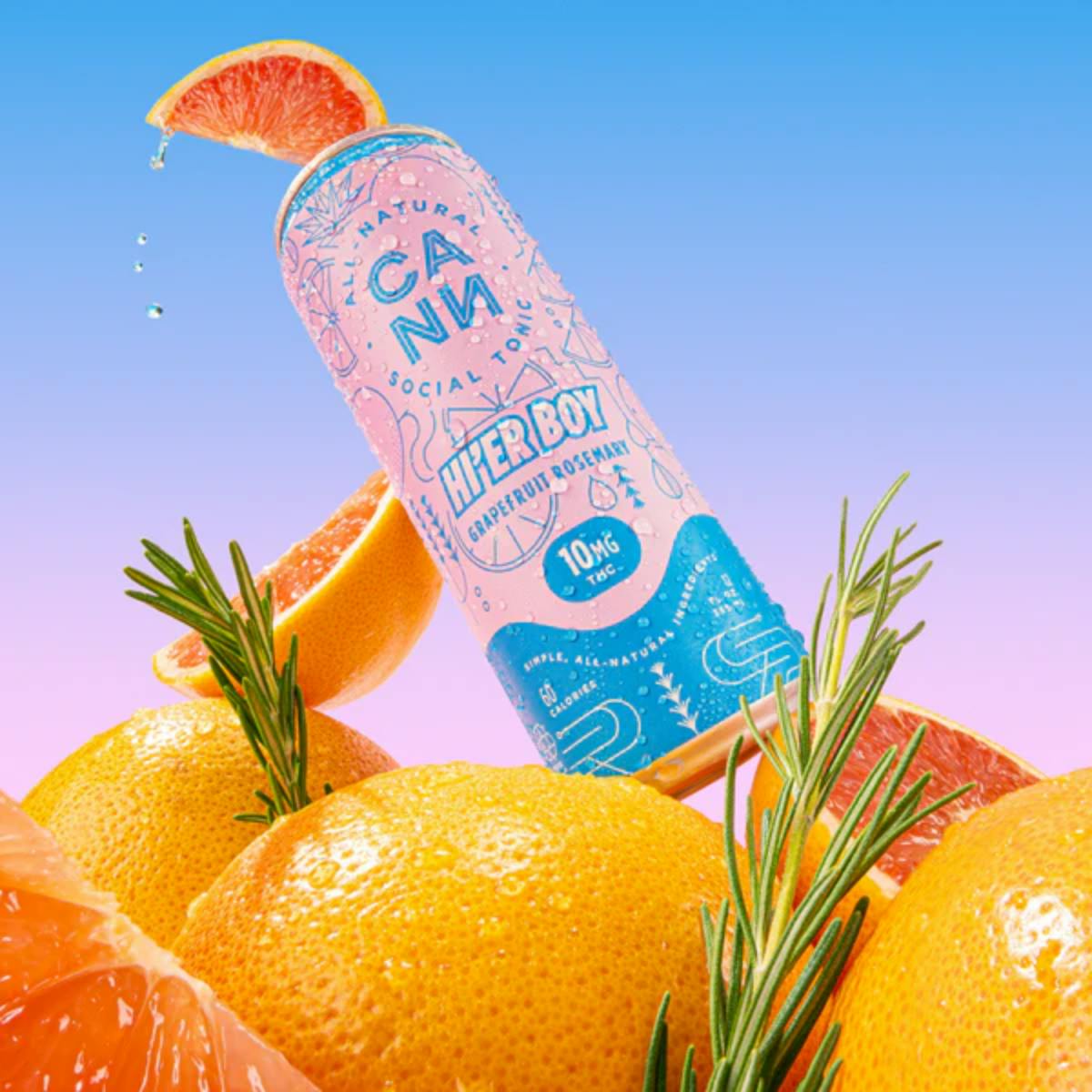 Cann - Grapefruit Rosemary: Hi Er Boy - Seltzer