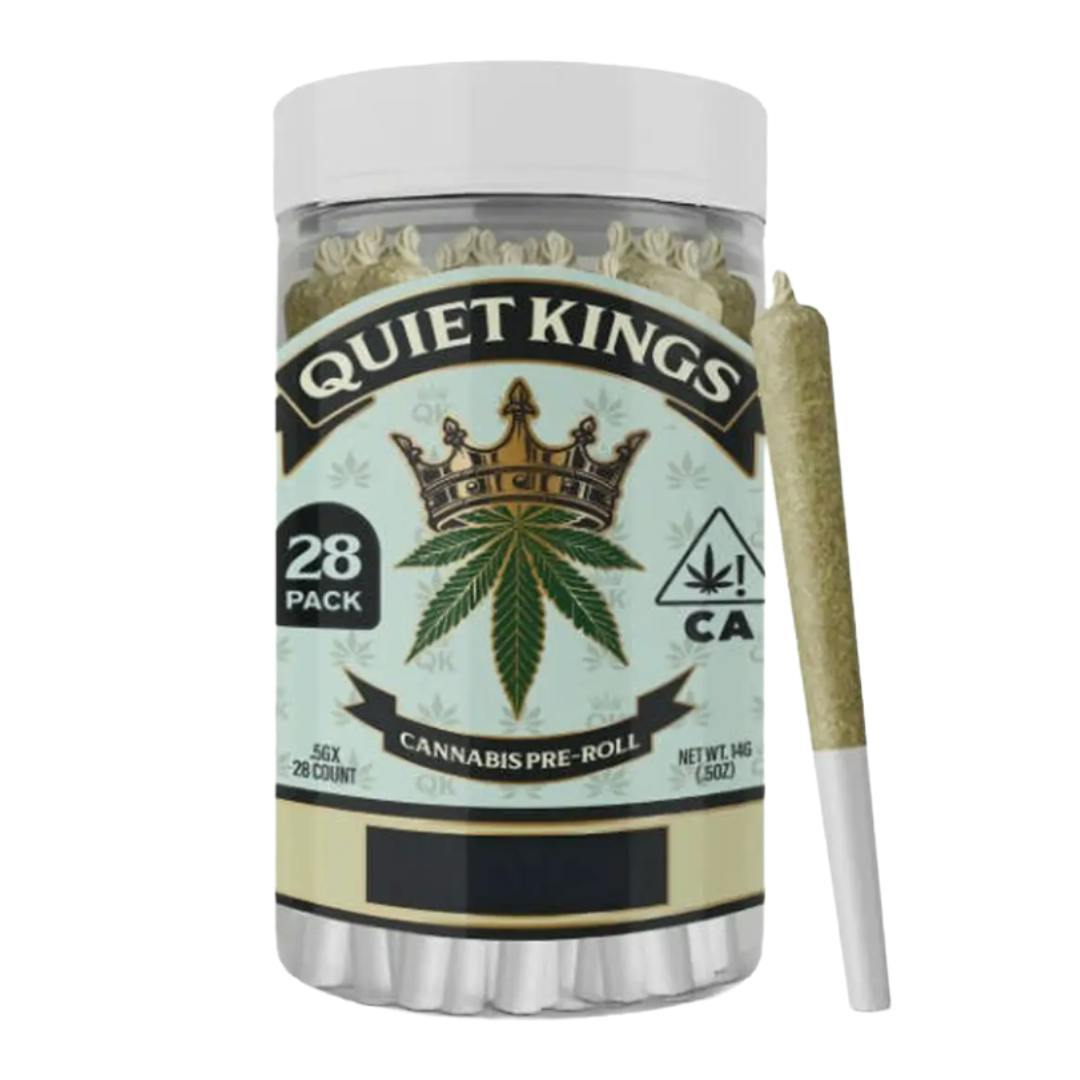 QUIET KINGS - KRYPTONITE - INDICA - PREROLL - 14 g - 28 Pack