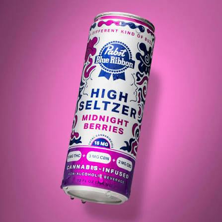 Pabst - Midnight Berries - CBN Sleep - Seltzer - 15mg