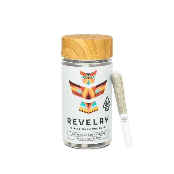 REVELRY - GOLDEN GOAT - HYBRID - PREROLL PACK - 7 g - 14 Pack