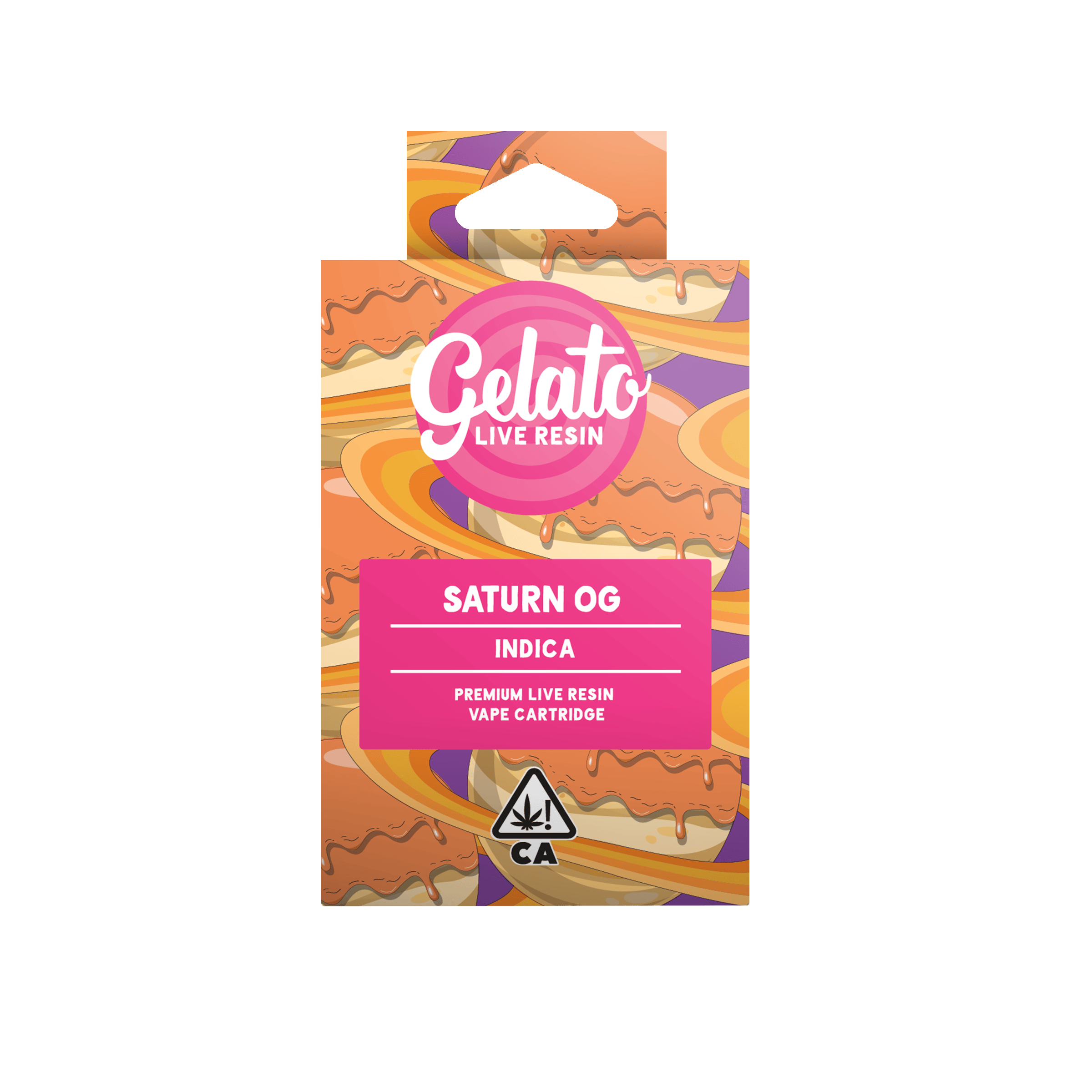 GELATO - SATURN OG - INDICA - LIVE RESIN CARTRIDGE - 1 g