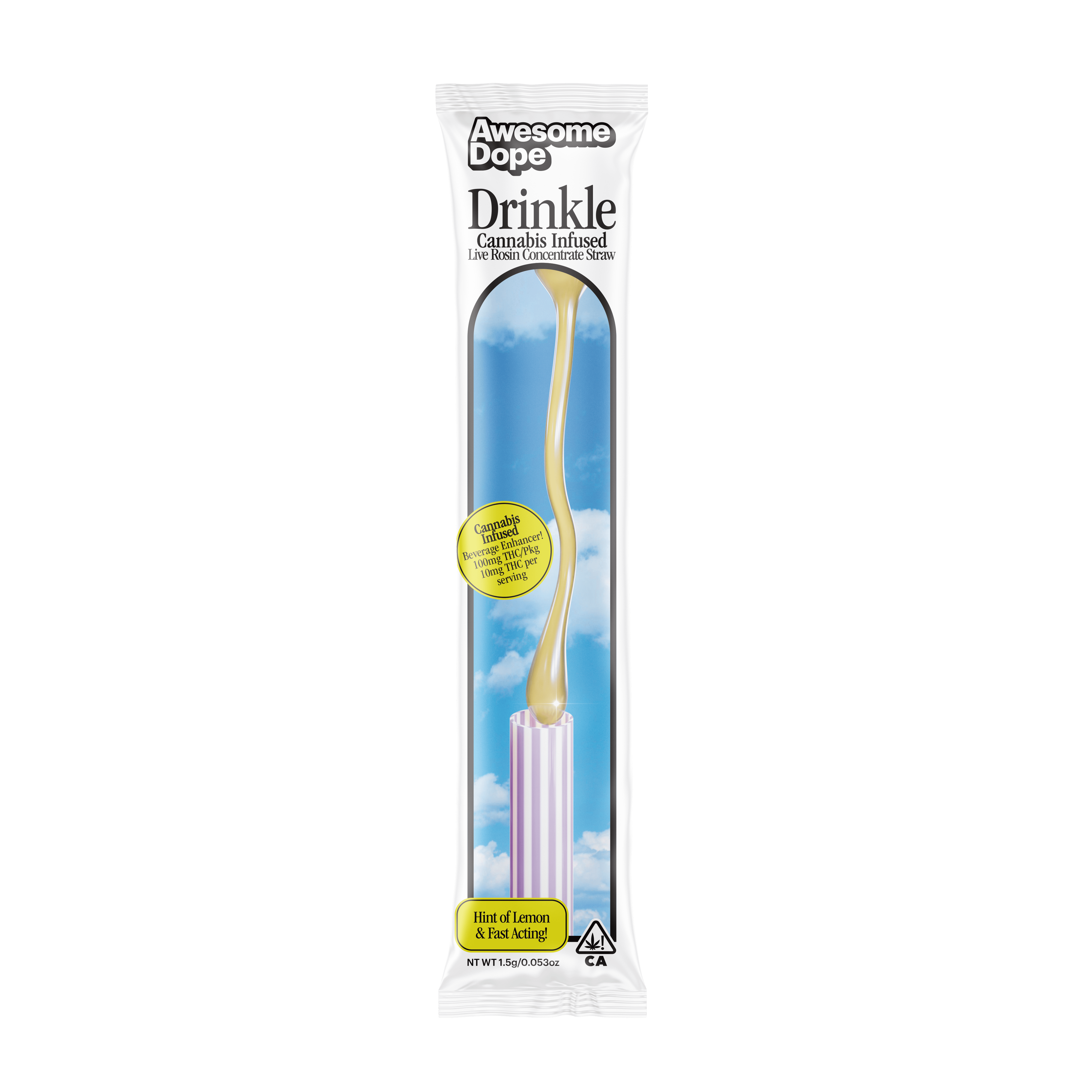 AWESOME DOPE - INDICA - CONCENTRATE STRAW - 10 mg