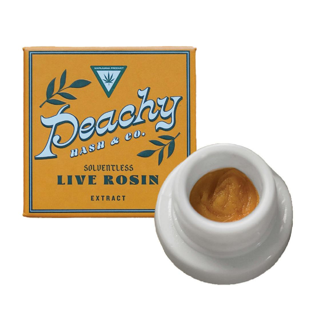 Peachy Hash 1g Live Rosin Grape Guava