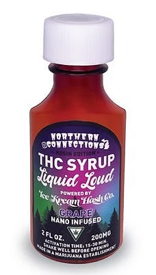 Liquid Loud - Grape Rosin Infused - 200mg Syrup