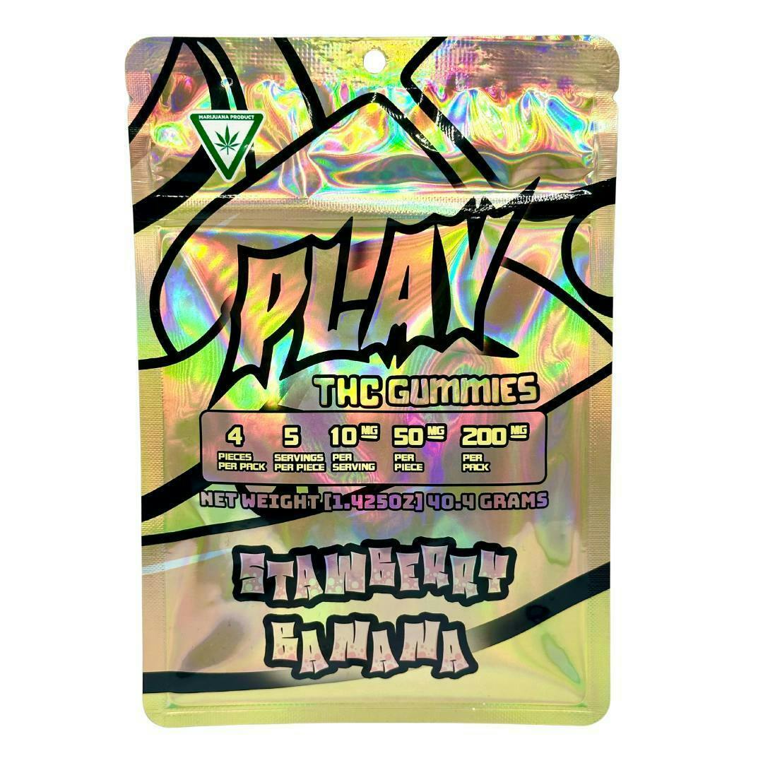 Play - Strawnana - 200mg Gummies (4x50mg)