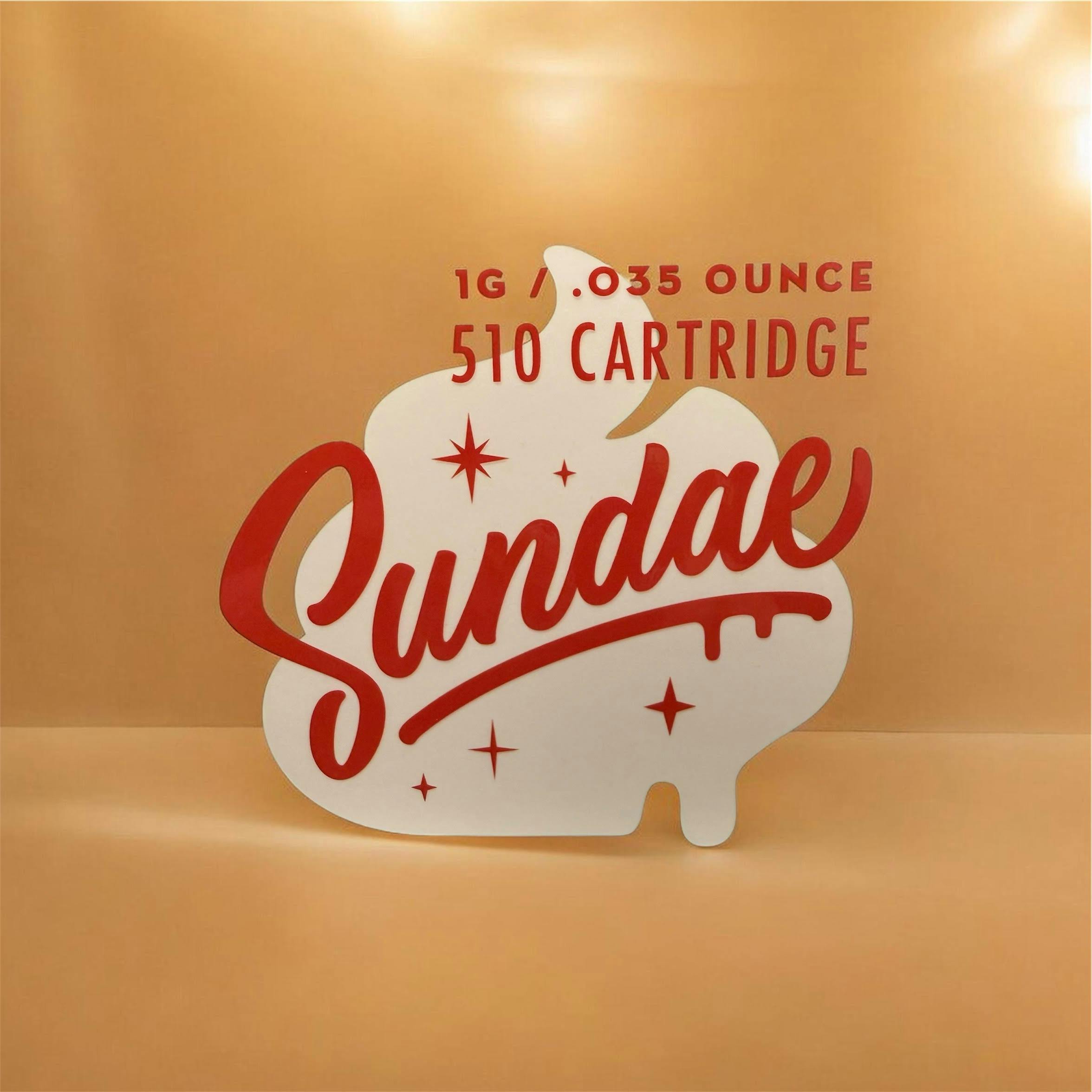 SUNDAE RAZZBERRY RUSH: SUNDAE RAZZBERRY RUSH 510 CARTRIDGE 1G