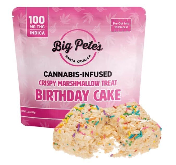 Big Pete's: Birthday Cake Crispy Marshmellow Treat