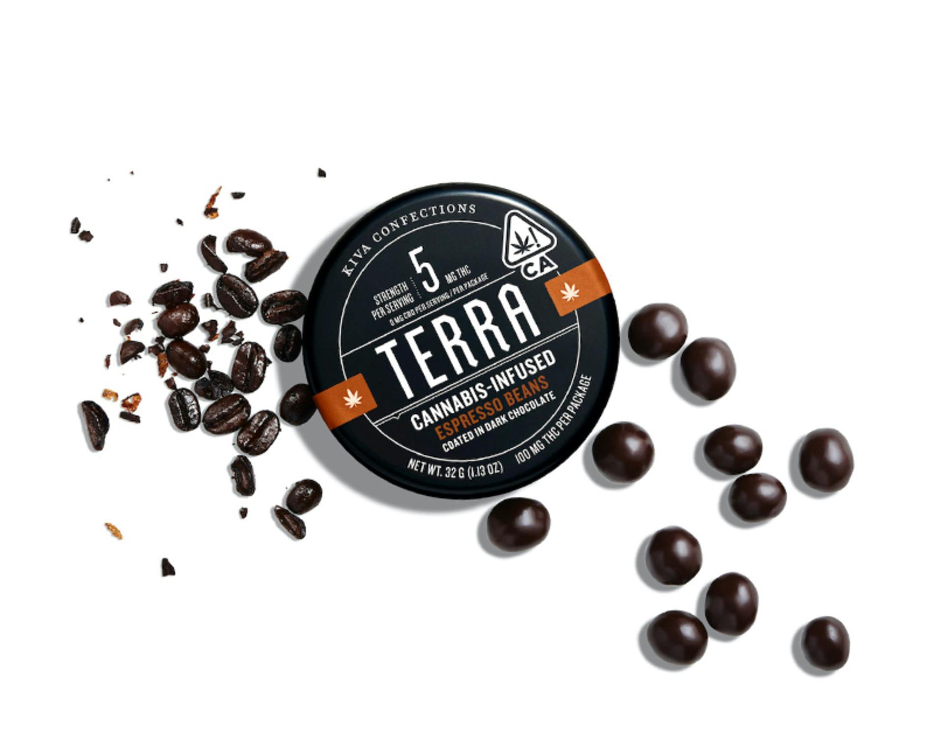 KIVA TERRA BITES: Dark Espresso Beans