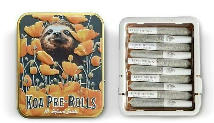 Koa Purple Kush X Mendo Breath Infused 10pk Preroll