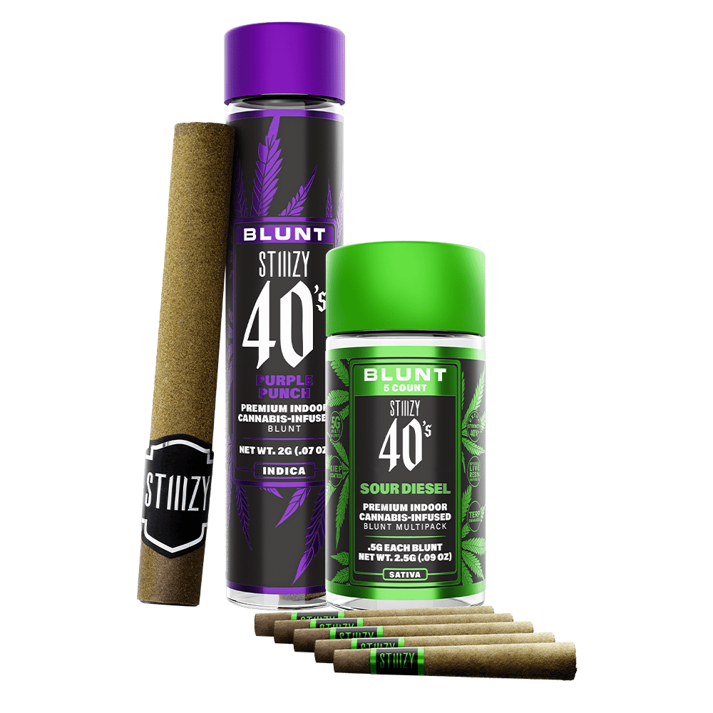 STIIIZY 40'S INFUSED BLUNT 2G GREEN CRACK