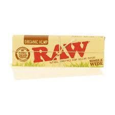 1 1/4" RAW ORGANIC NATURAL UNREFINED HEMP PAPERS