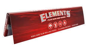 Slow Burn Hemp Reds King Size Elements Papers