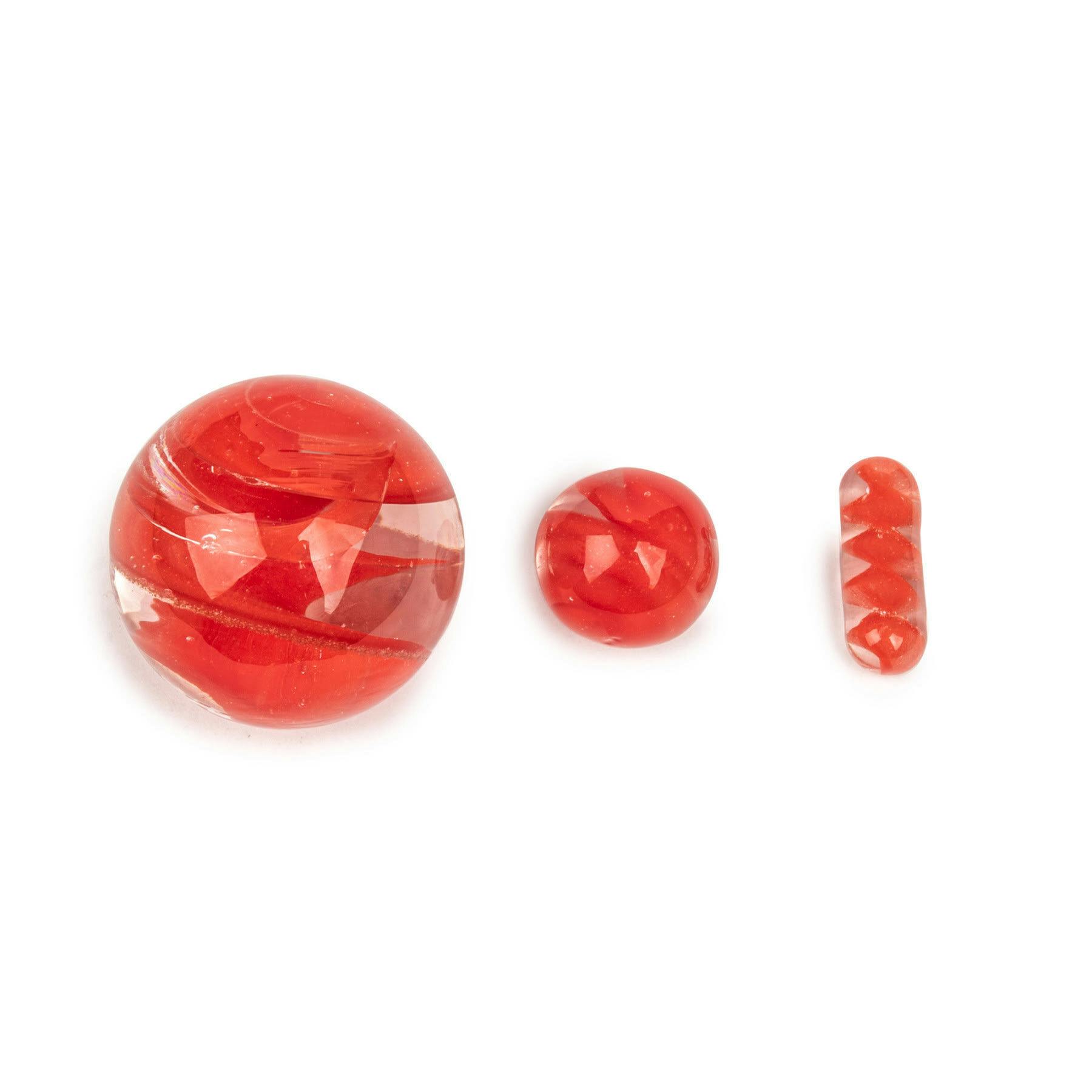 RED TERP SLURPEE HEAT BEAD & CARB CAP SET