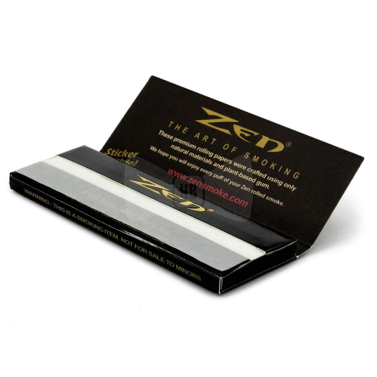 ZEN BLACK ROLLING PAPERS 1 1/4"