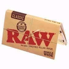 RAW SINGLE WIDE DOUBLE WINDOW ROLLING PAPERS