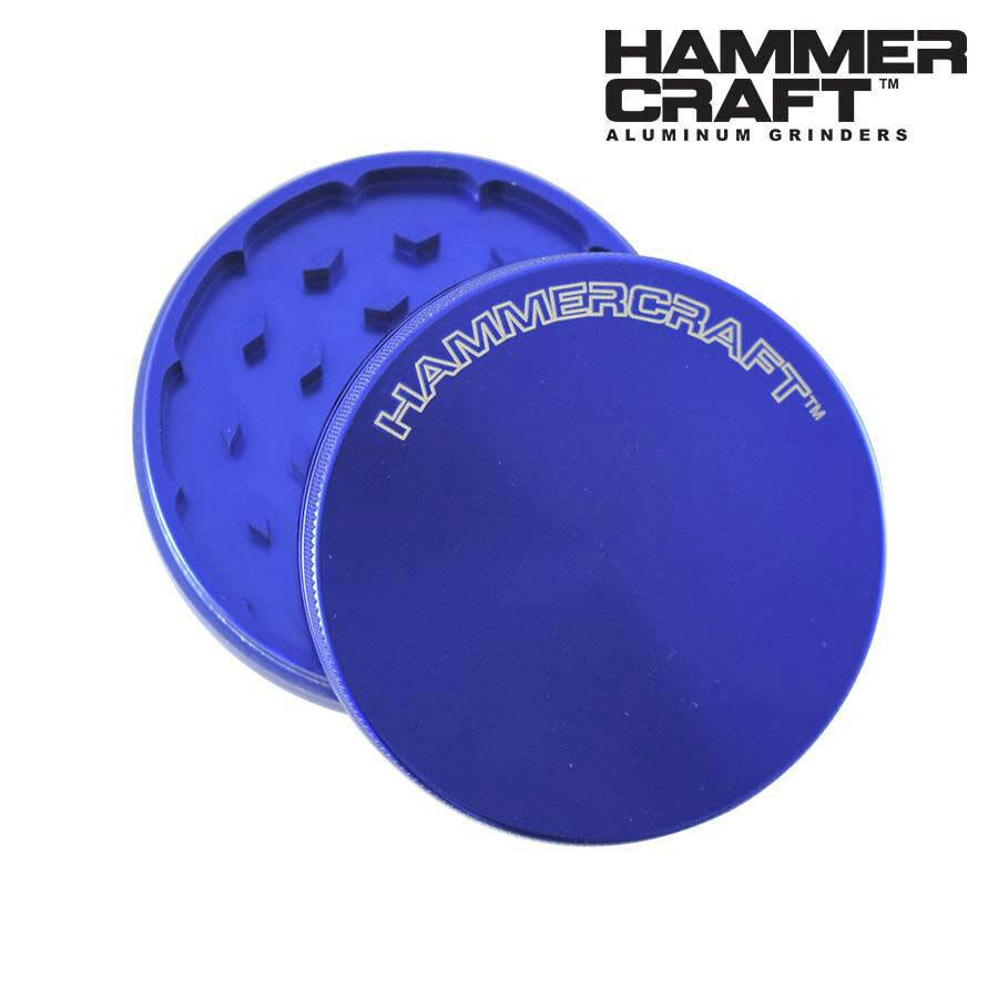 2.5" HAMMERCRAFT ALUMINUM 2 PIECE GRINDER - BLUE