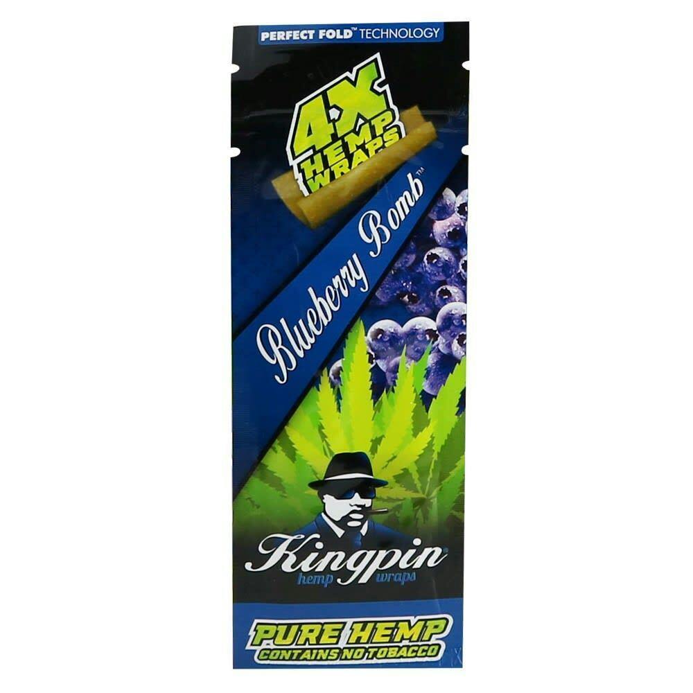 BLUEBERRY BOMB KINGPIN HEMP WRAPS