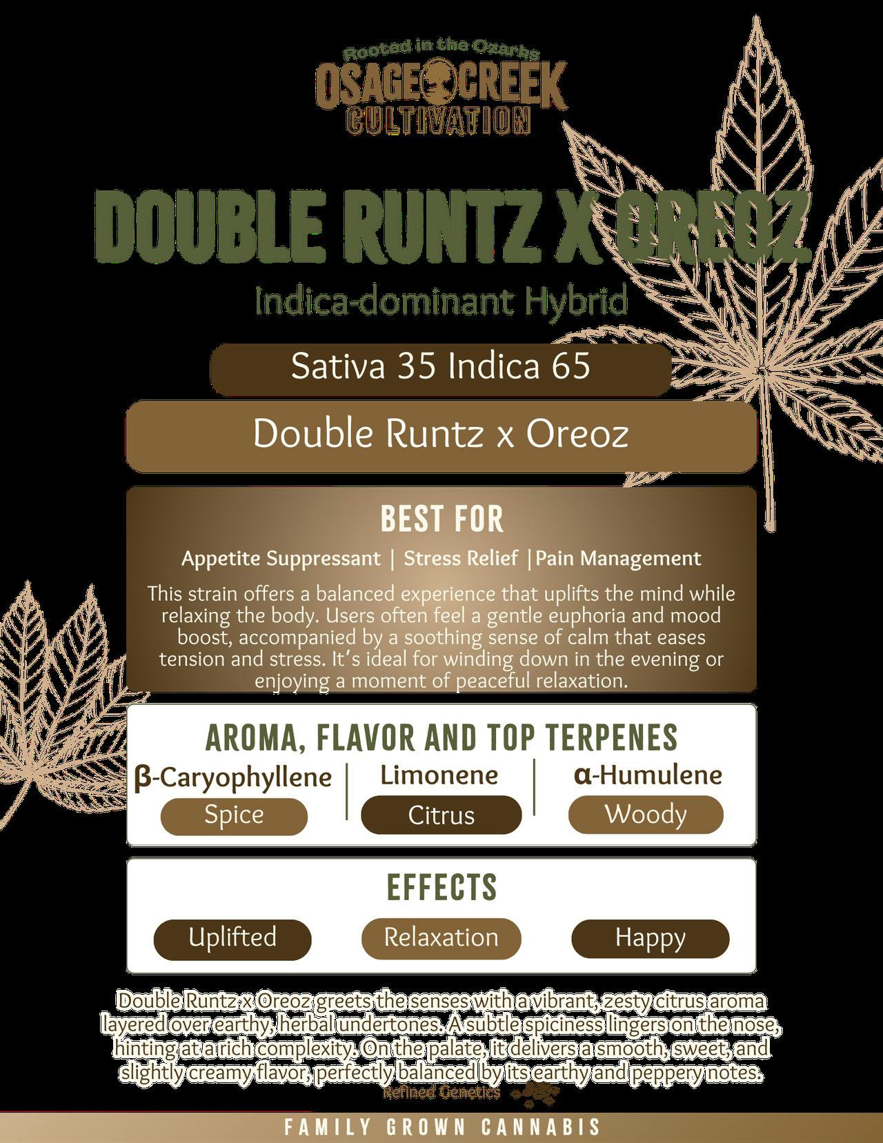 Double Runtz x Oreoz | Flower