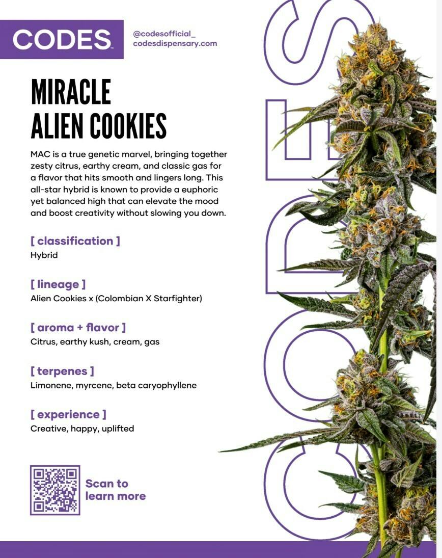 Miracle Alien Cookies | Flower