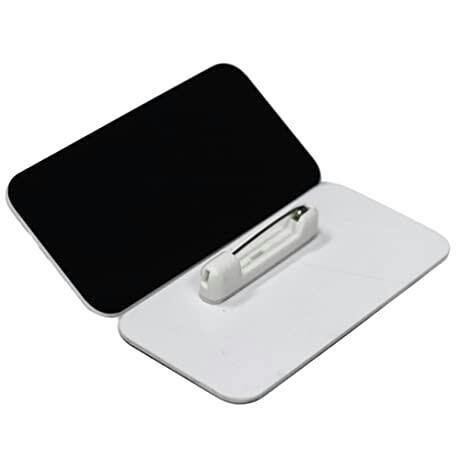 Staff Name Tag - White pin back