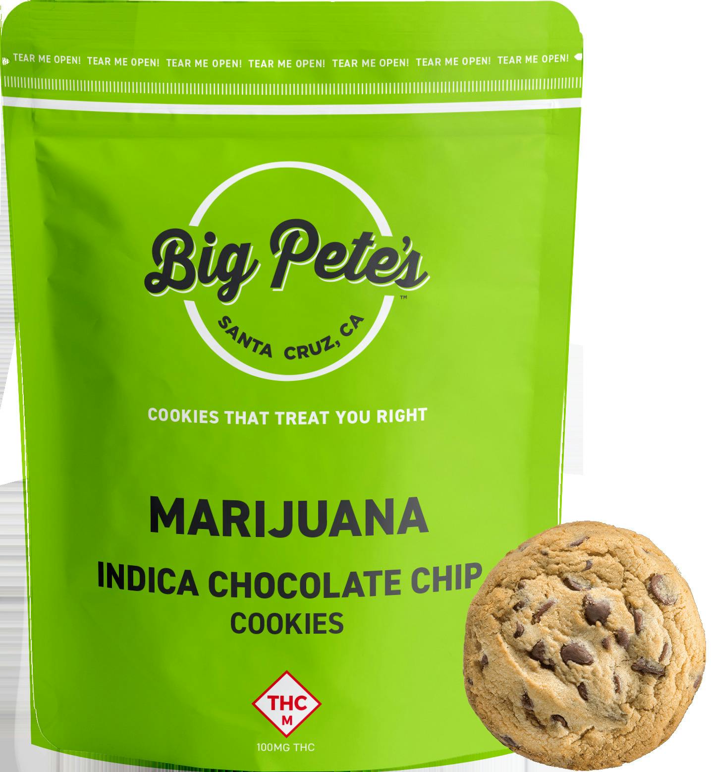 Big Pete's Treats: Cookies | Chocolate Chip | 500mg | 10pk