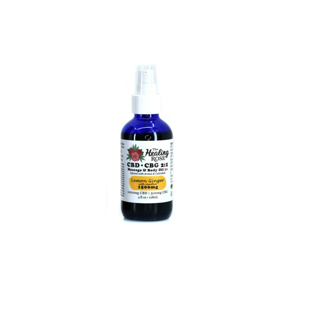 Healing Rose Lemon Ginger Massage And Body
