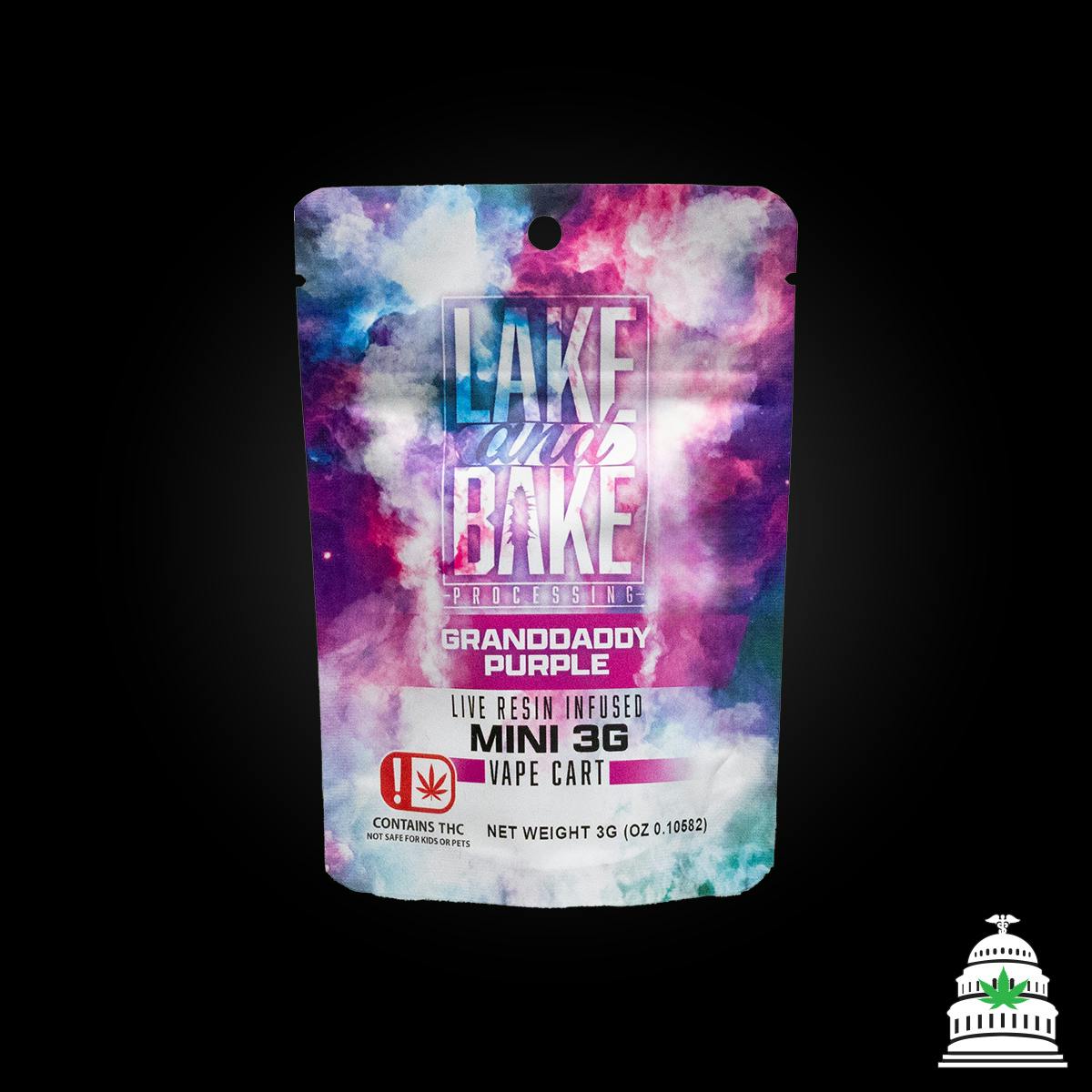 Wedding Cake - 3g Lake And Bake Disposable