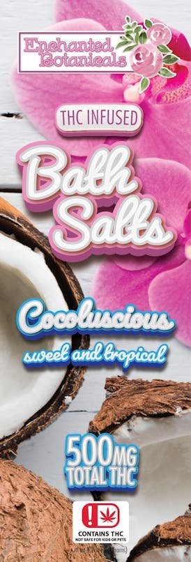 Enchanted Botanicals Cocoluscious Bath Salts 1:1 THC:CBD