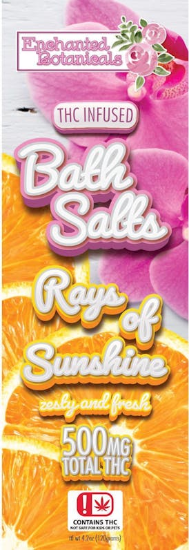 Enchanted Botanicals Rays of Sunshine Bath Salts 1:1 THC:CBD