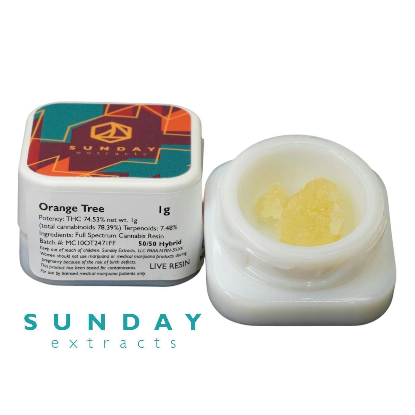 Sunday Orange Tree Live Resin