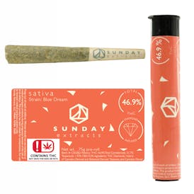Sunday Blue Dream Diamond Infused Preroll