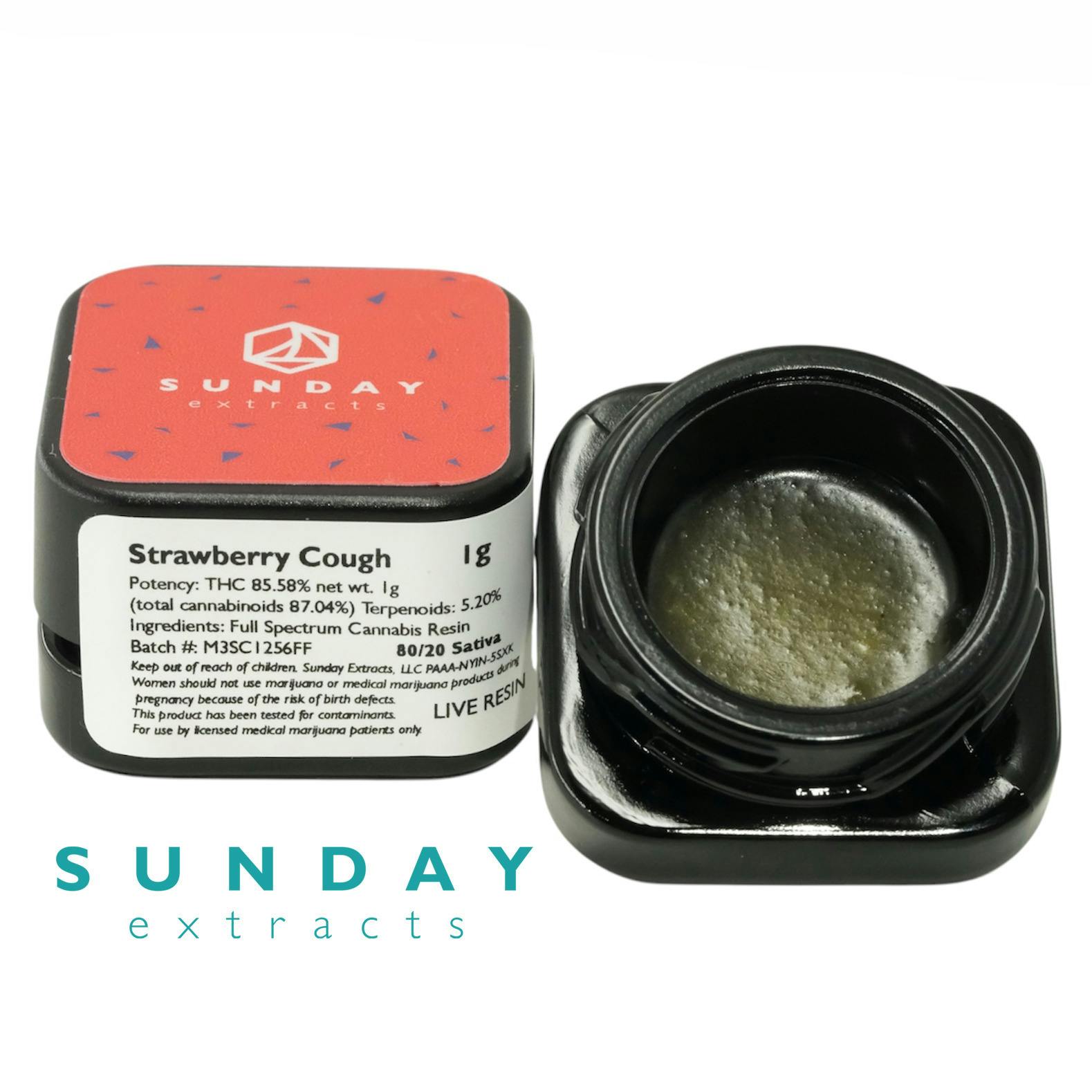 Sunday Strawberry Cough Live Resin