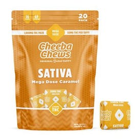 Cheeba Chews Caramel Sativa Taffy