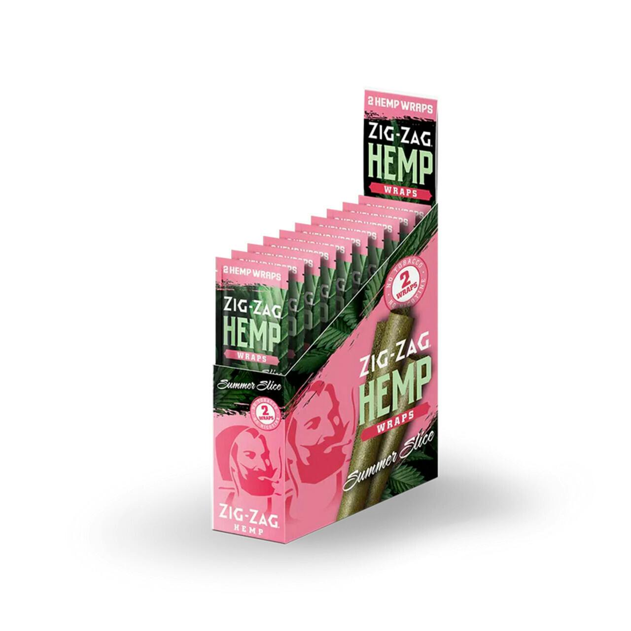 Zig Zag Summer Slice Hemp Wraps 2pk