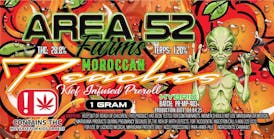 Area 52 Moroccan Peaches Kief Infused Preroll