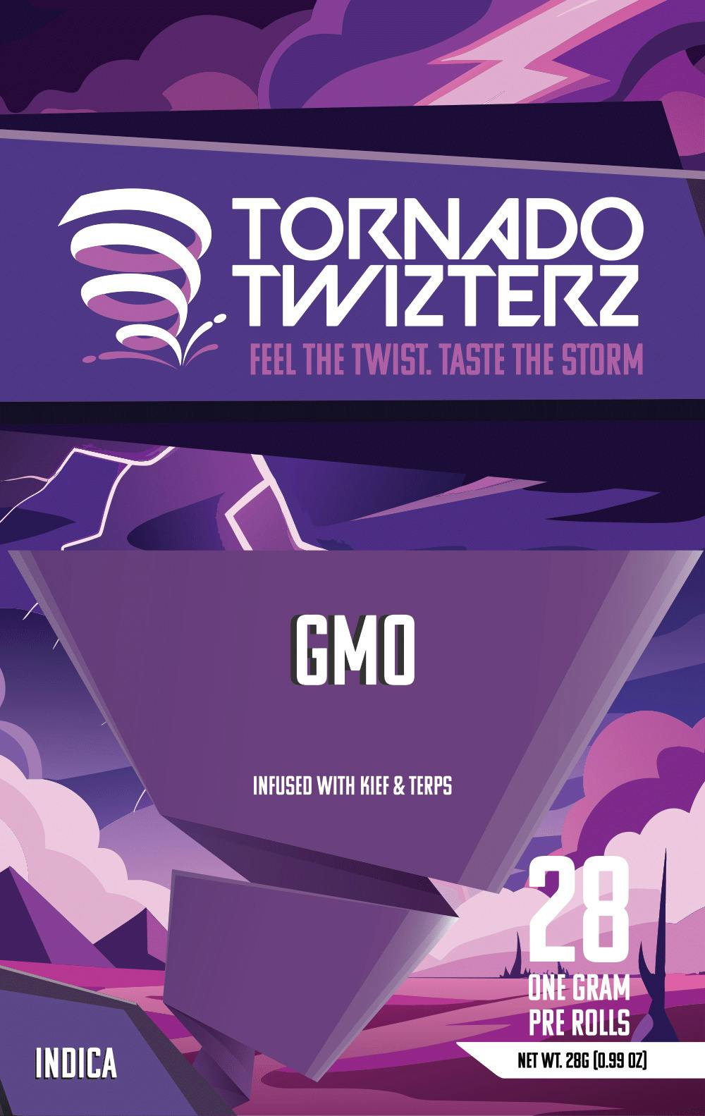 Tornado Twizterz GMO Infused Preroll 28pk