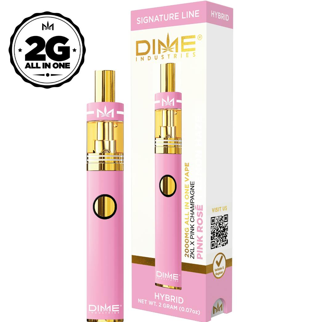 Dime Pink Rose Disposable
