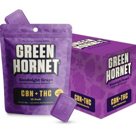 Green Hornet Goodnight Grape Gummies