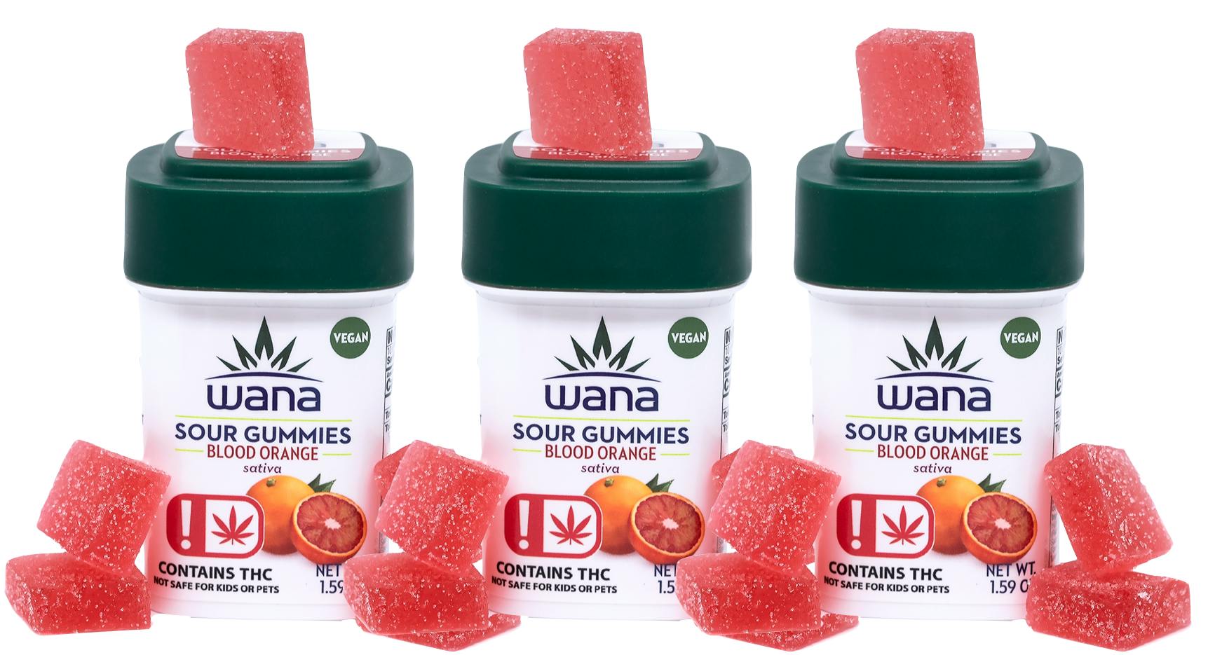 Wana Blood Orange Gummies